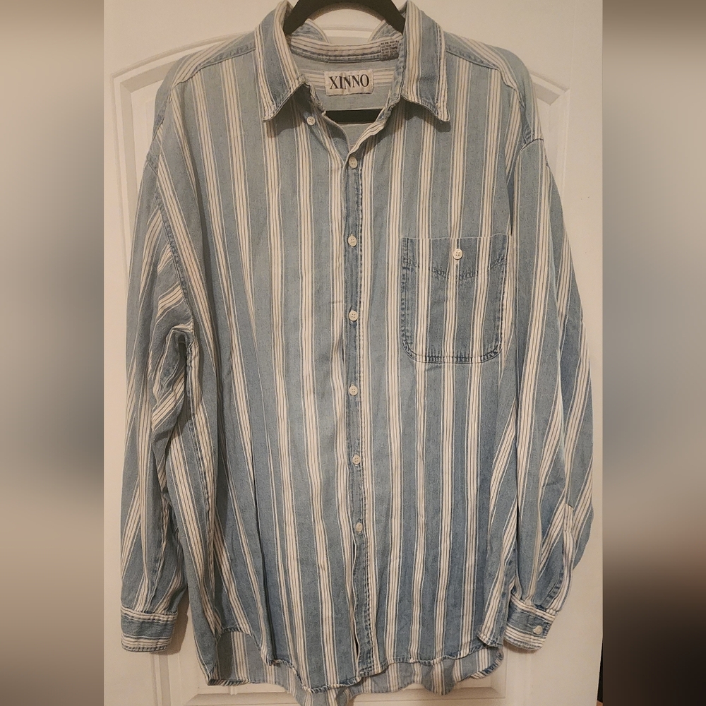 Vintage Xinno 100% Cotton Shirt Size XL